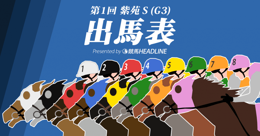 第1回紫苑ステークス出馬表