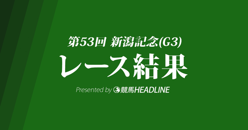 【新潟記念結果2017】タツゴウゲキ優勝！秋山騎手とのコンビで重賞2連勝！