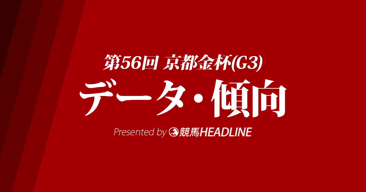 京都金杯(2018)の予想オッズと過去データから傾向を分析！