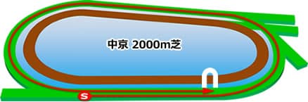 中京競馬場　芝2000m