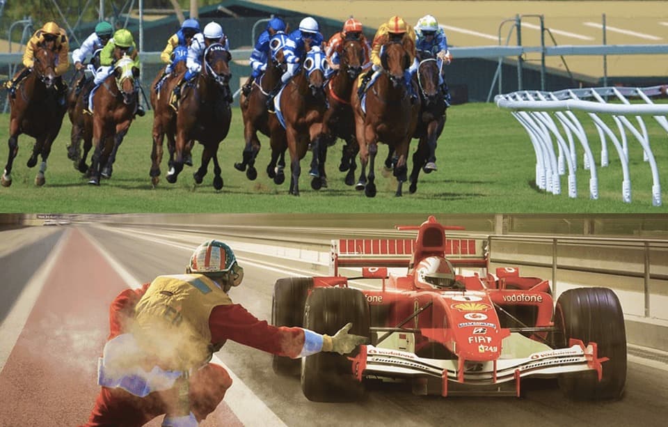 競馬が「F1」化？イギリスでF1形式の競馬シリーズ企画、2020年に開催予定