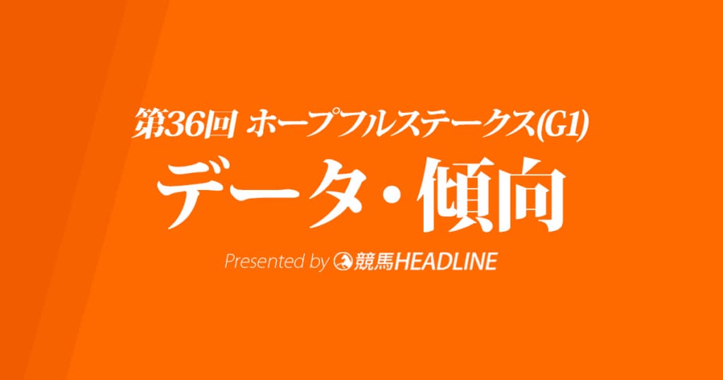 ホープフルステークス（2019）出走予定馬の予想オッズと過去10年のデータから傾向を分析！