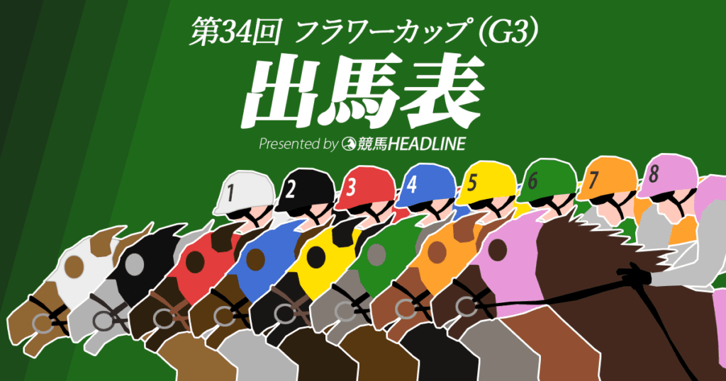 第34回フラワーカップ出馬表