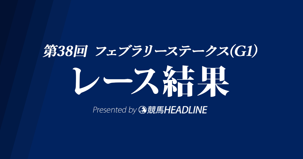 【フェブラリーS結果2021】カフェファラオG1初勝利！