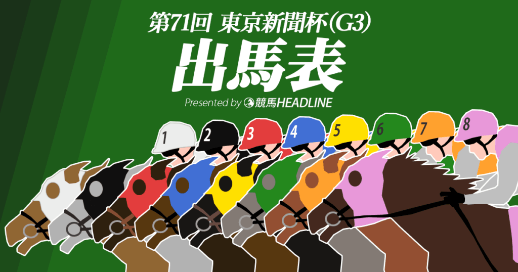第71回「東京新聞杯」出馬表