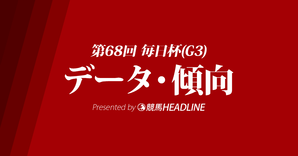 毎日杯（2021）出走予定馬の予想オッズと過去10年のデータから傾向を分析！