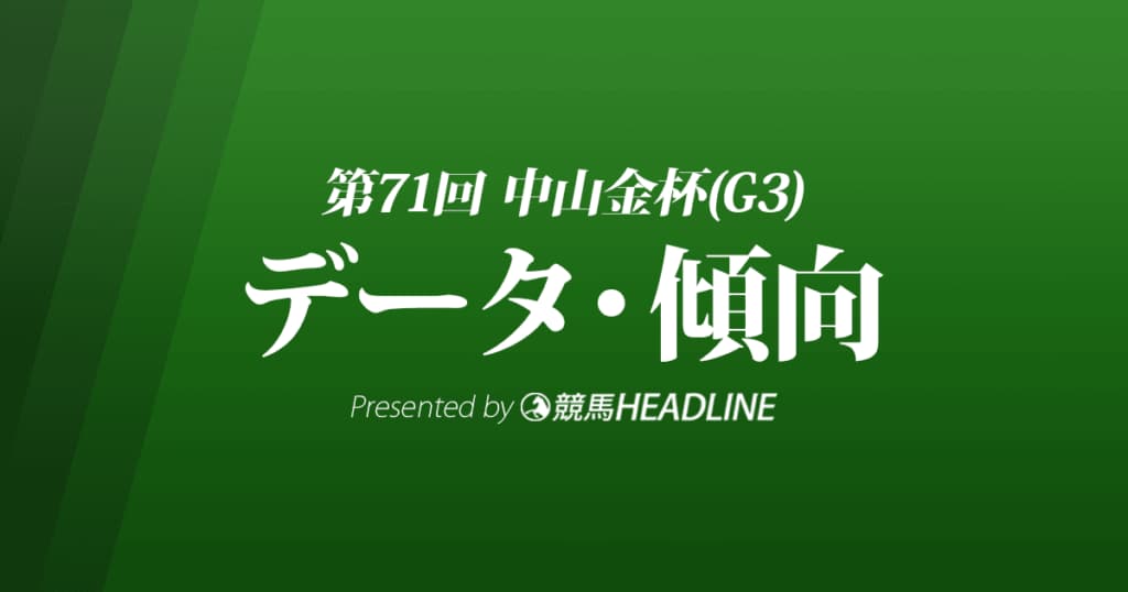 JRA中山金杯（2022）出走予定馬の予想オッズと過去10年のデータから傾向を分析！