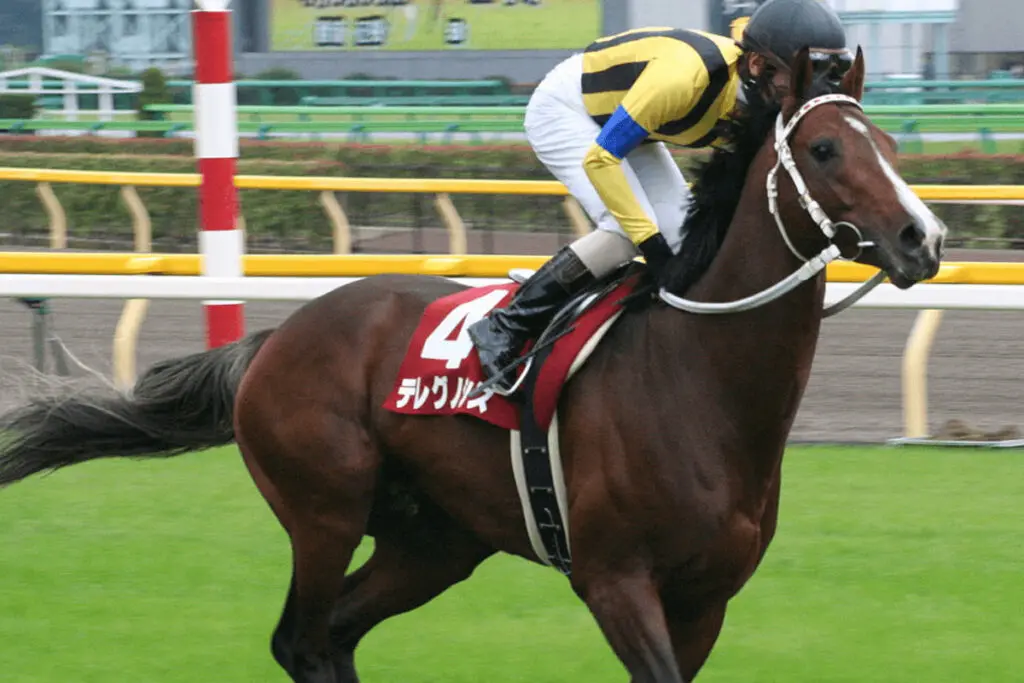 2002年のNHKマイルC覇者テレグノシスが死亡