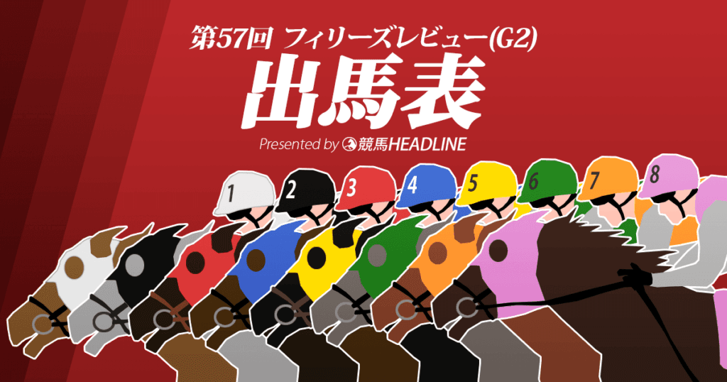 第57回「フィリーズR」出馬表