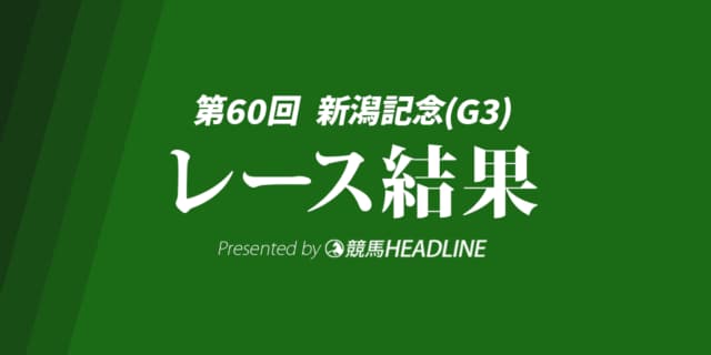 【新潟記念2024結果】シンリョクカが優勝！