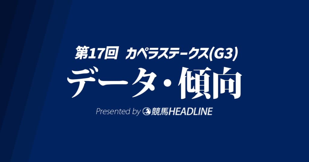 【カペラステークス2024】出走予定馬の予想オッズ＆過去10年のデータから読み解く傾向