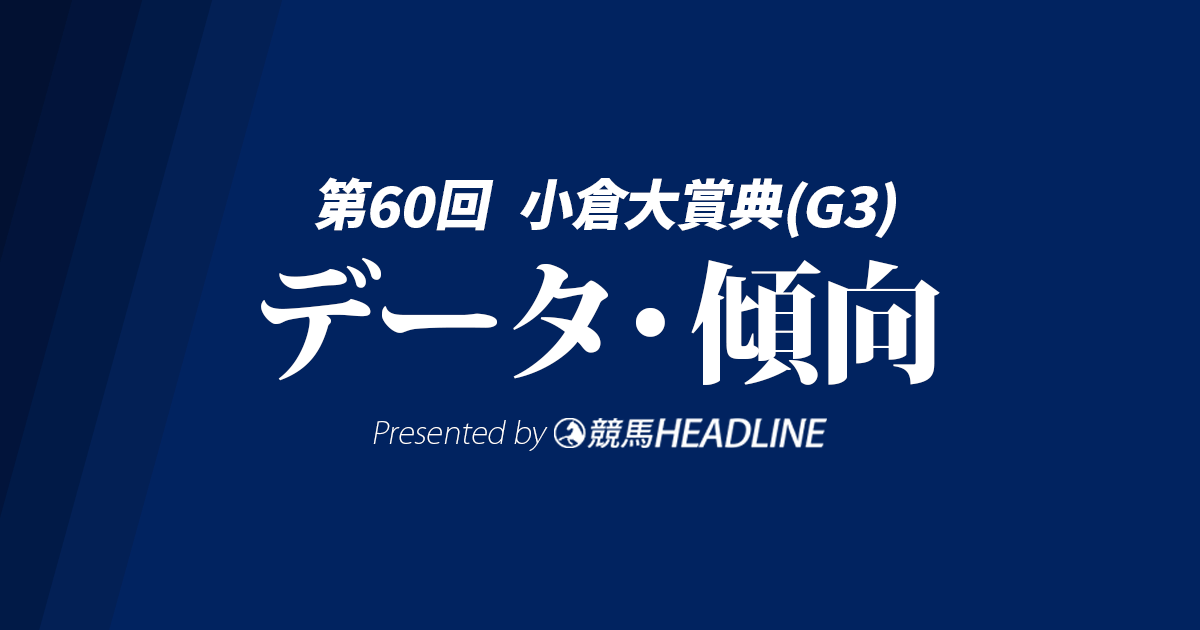 【小倉大賞典2026】出走予定馬の予想オッズ＆過去10年のデータから読み解く傾向