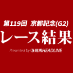 【京都記念2026結果】ジューンテイクが勝利！