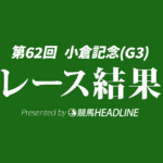 【小倉記念結果2026】10番人気のゼンダンハヤブサが優勝