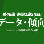 【新潟2歳S2026】データで攻略！過去10年の人気・脚質・枠・前走から好走馬を予想