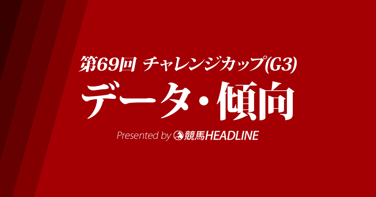 チャレンジカップ(2018)の予想オッズと過去データから傾向を分析!