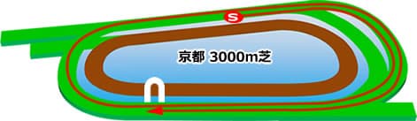 京都競馬場 芝3000m