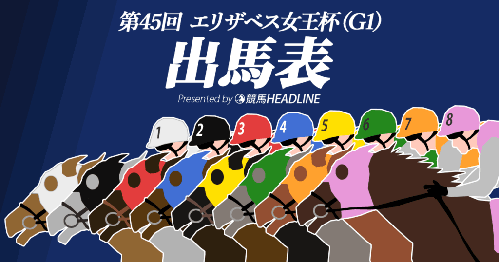 第45回「エリザベス女王杯」出馬表
