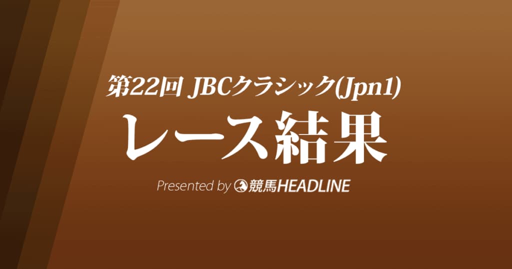 【JBCクラシック結果2022】テーオーケインズが優勝!昨年4着の雪辱果たす