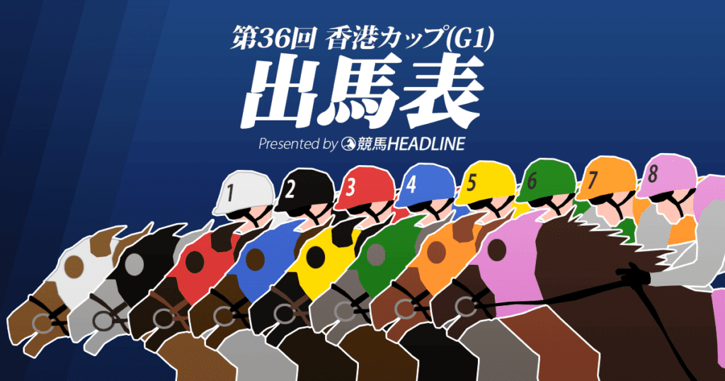 第36回「香港カップ」出馬表