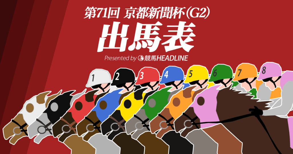 第71回「京都新聞杯」出馬表