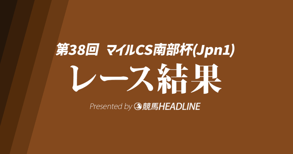 【マイルCS南部杯結果2025】ウィルソンテソーロが勝利!