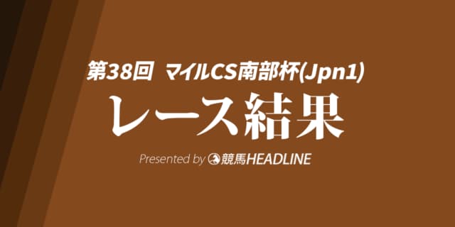 【マイルCS南部杯結果2025】ウィルソンテソーロが勝利!