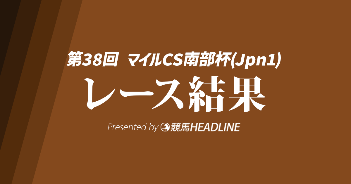 【マイルCS南部杯結果2025】ウィルソンテソーロが勝利!